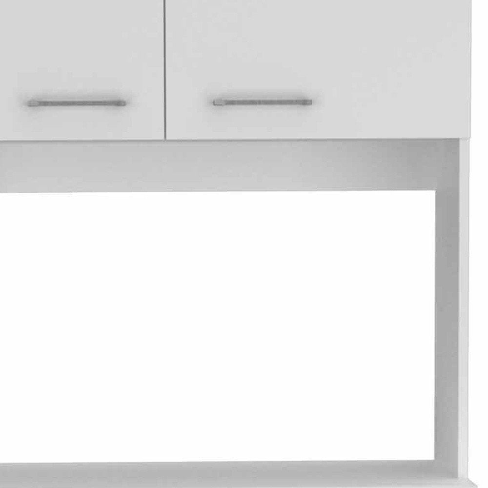 Modern White Pantry Cabinet with Five Shelves - 71-inch