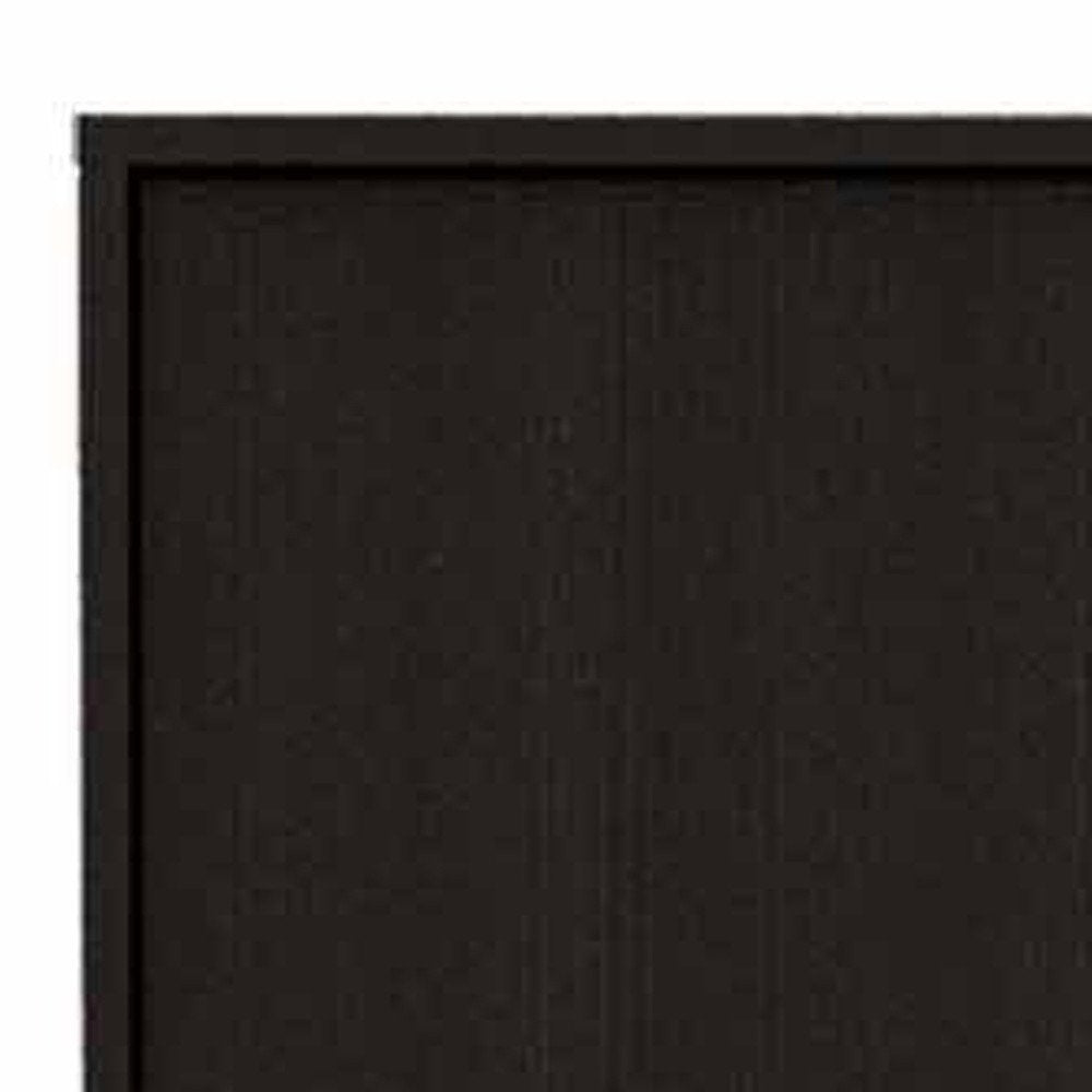 Modern Black Pantry Cabinet with Five Shelves - 79-inch