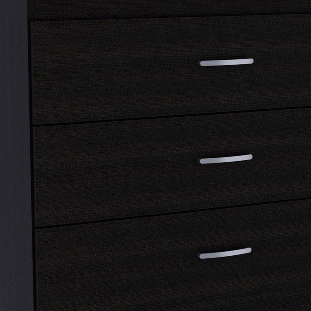 Black Three Drawer Dresser - 31-inch