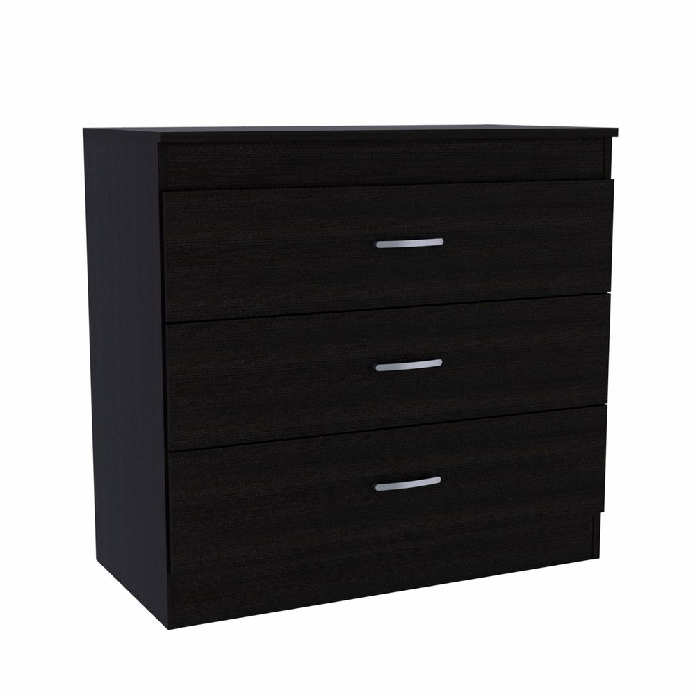 Black Three Drawer Dresser - 31-inch