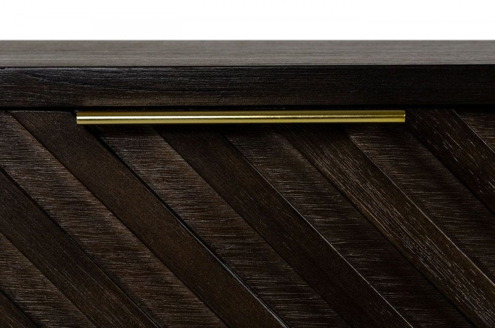 Solid Wood and Wood Two Drawer Nightstand - 24-inch