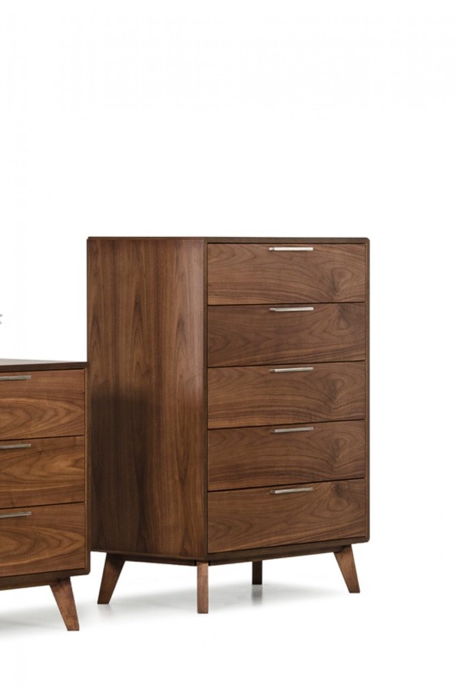 Brown Wood Six Drawer Double Dresser - 51-inch