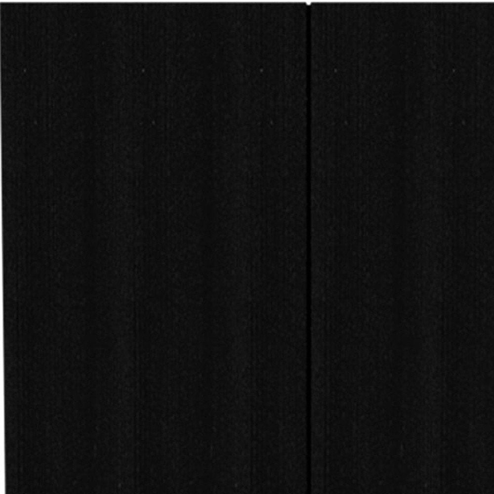 Black Wood Two Door Combo Dresser - 71-inch