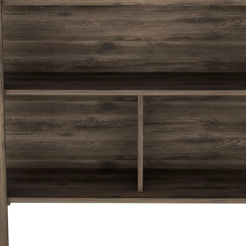 Brown 41 Kitchen Island with Storage