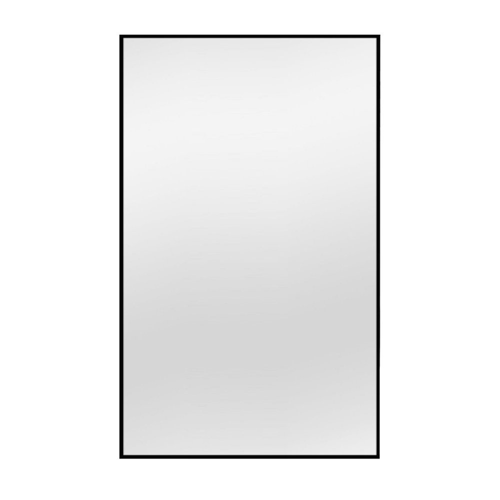 Black Metal Framed Full Length Mirror - 51-inch
