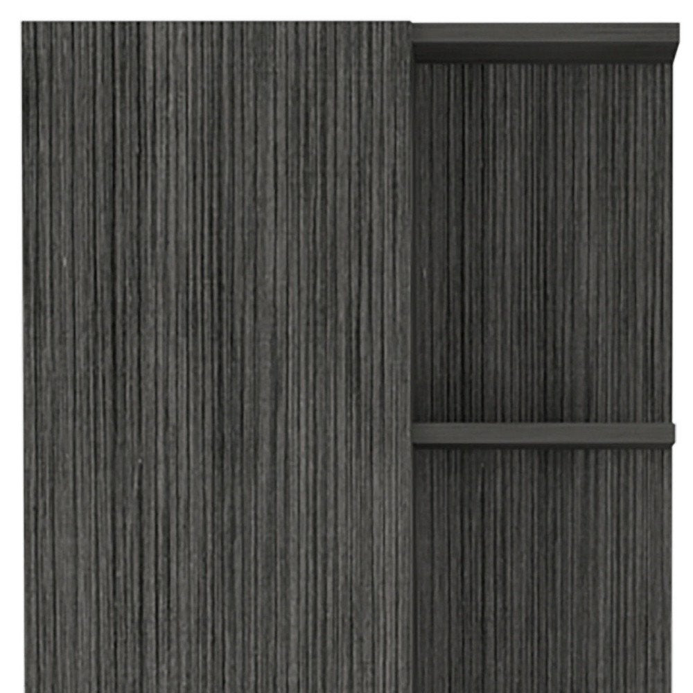 Gray Wood Accent Cabinet with Single Door - 20-inch