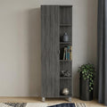 Gray Wood Accent Cabinet with Single Door - 20-inch
