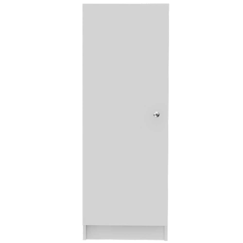 White Wood Pantry or Storage Closet - 47-inch