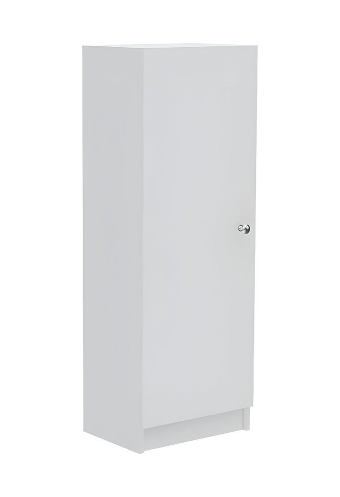 White Wood Pantry or Storage Closet - 47-inch