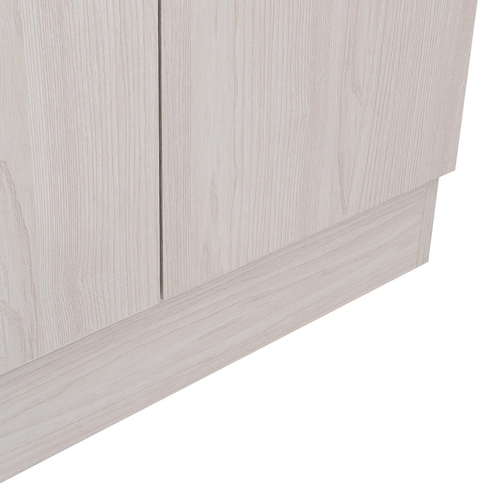 Light Gray Wood Pantry or Storage Closet - 71-inch