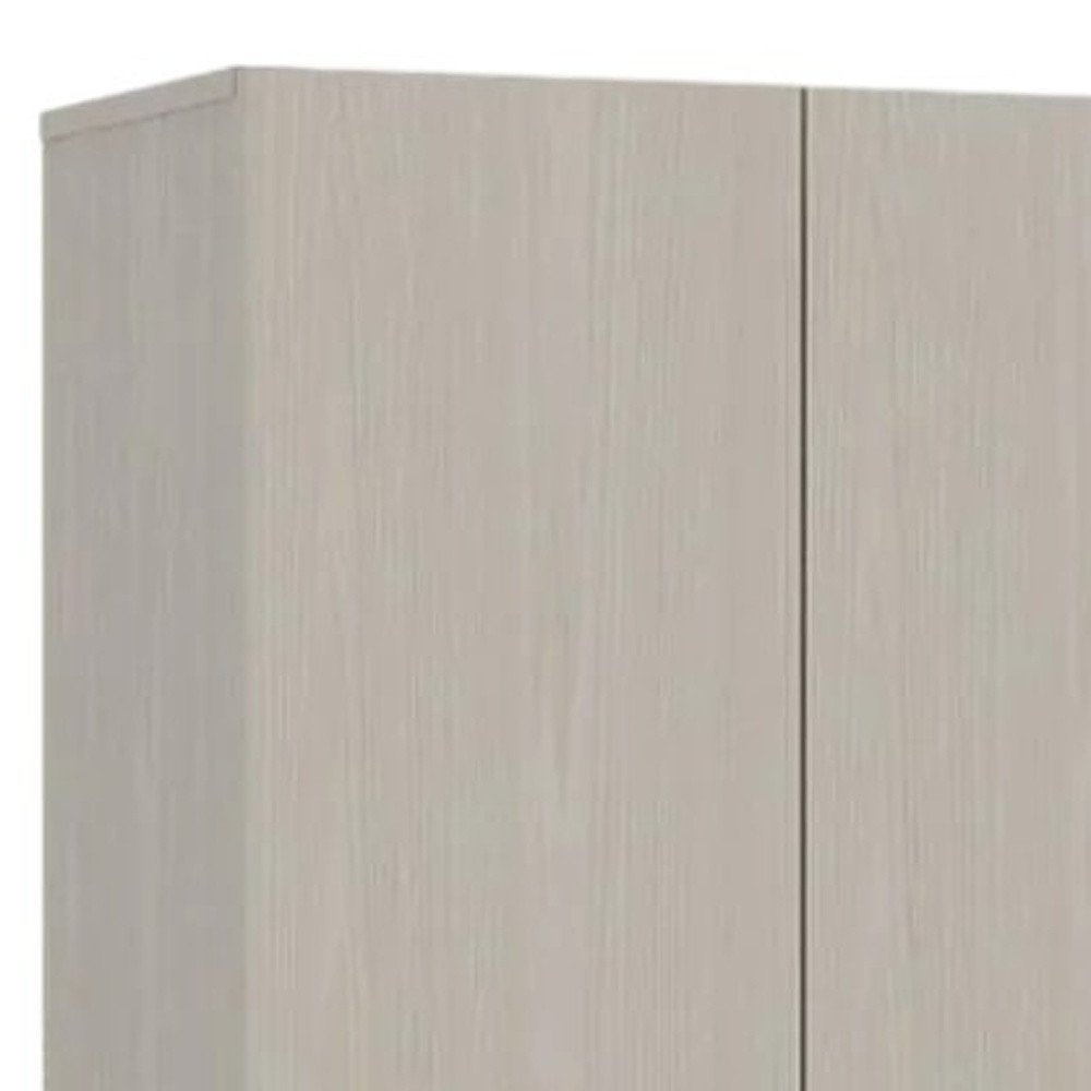 Light Gray Wood Pantry or Storage Closet - 71-inch