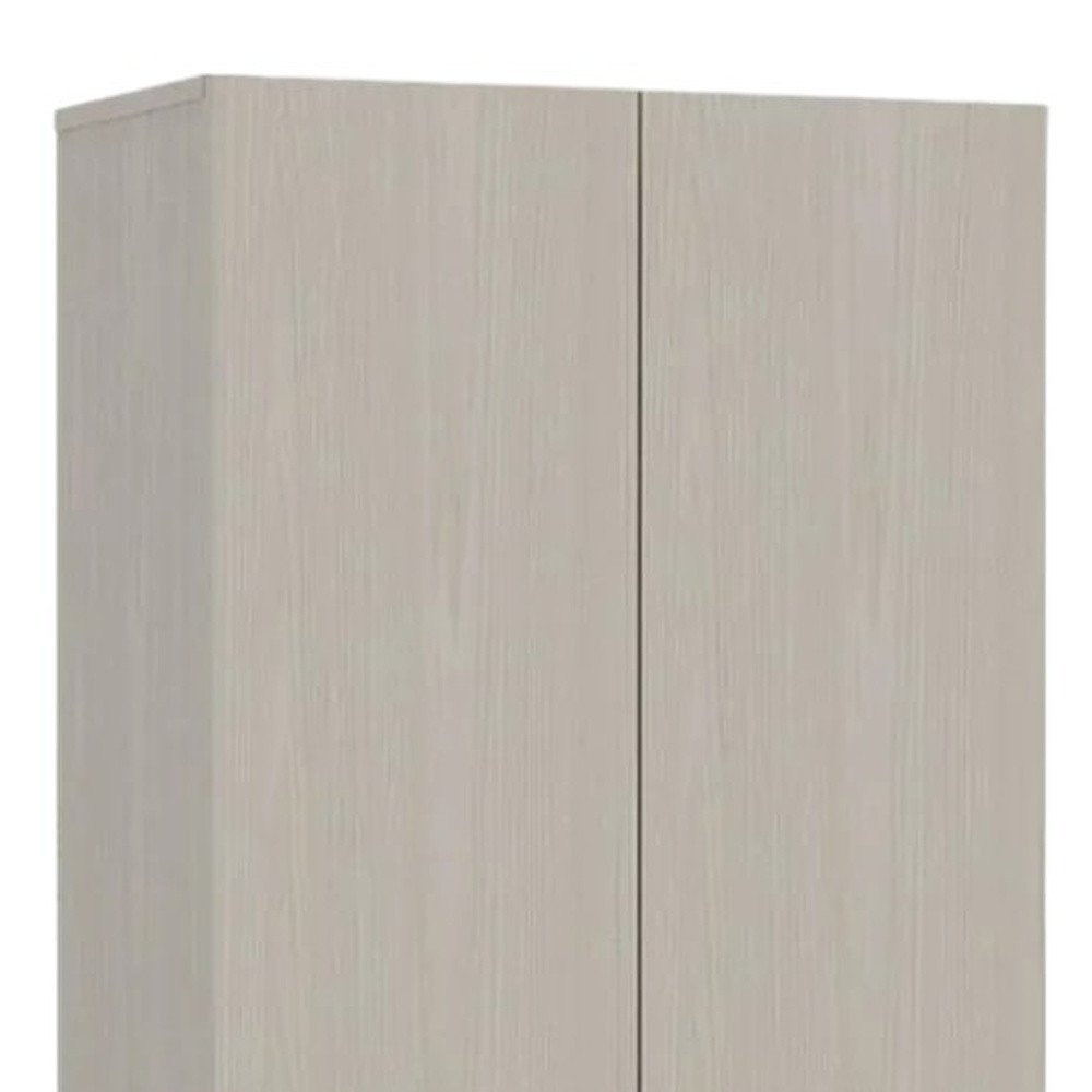 Light Gray Wood Pantry or Storage Closet - 71-inch
