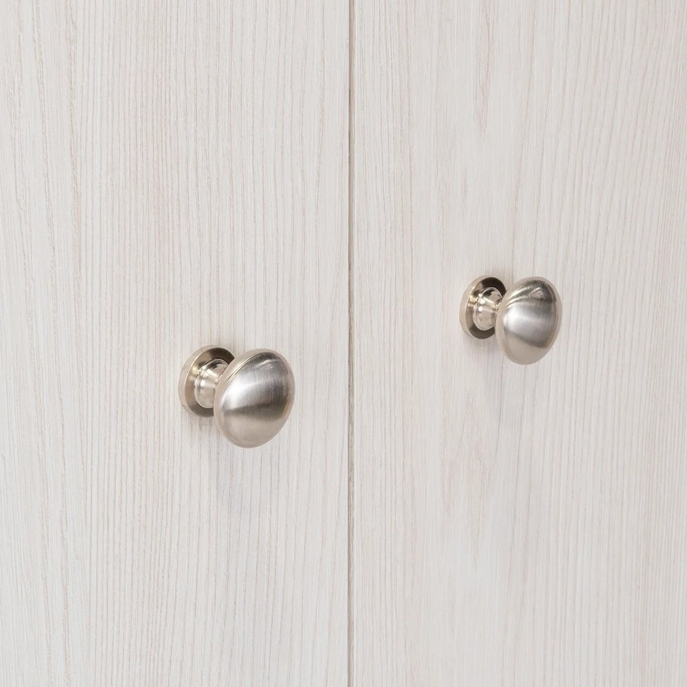 Light Gray Wood Pantry or Storage Closet - 71-inch