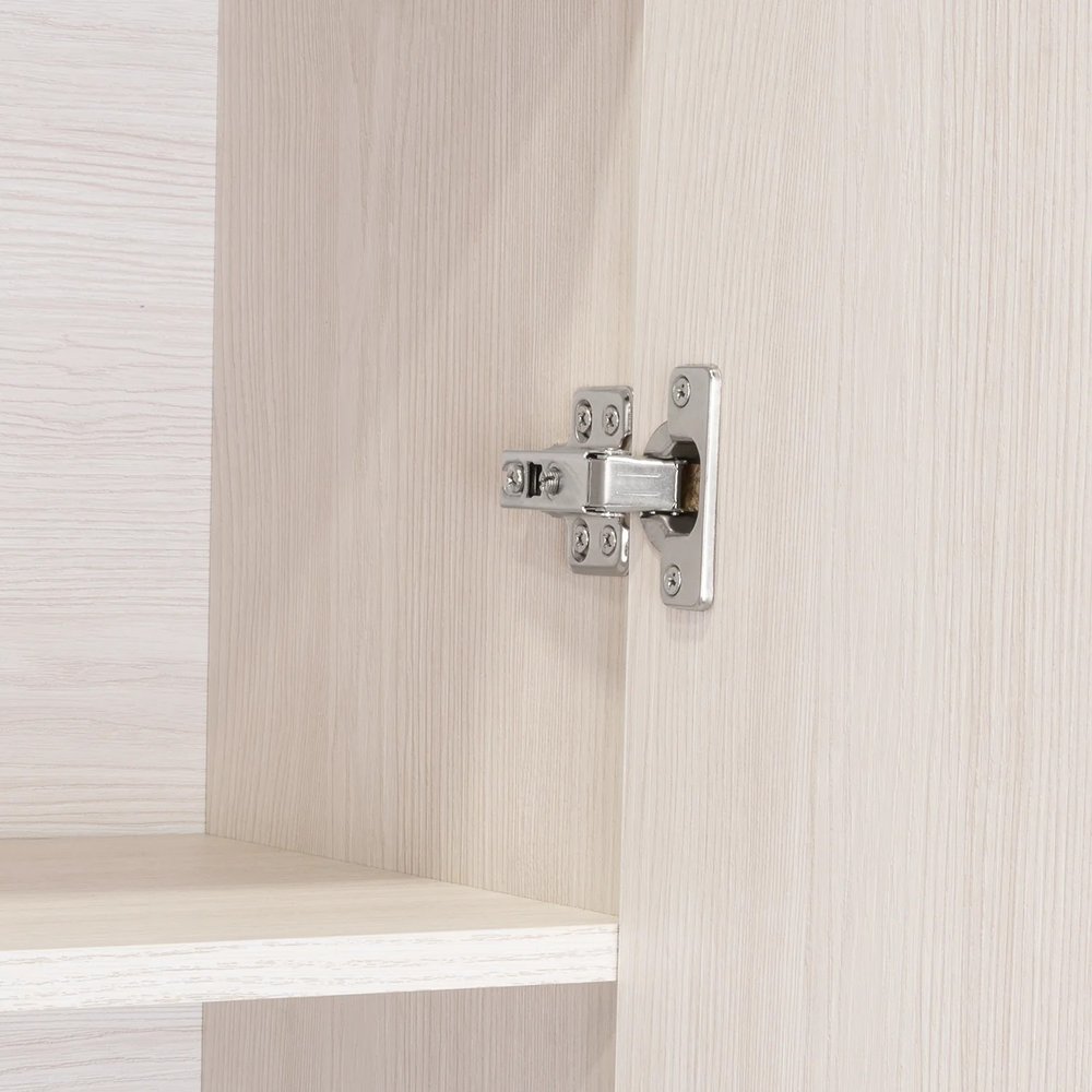 Light Gray Wood Pantry or Storage Closet - 71-inch