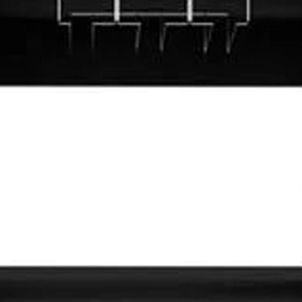 Black Wood Bar Cabinet with Two Drawers - 63-inch