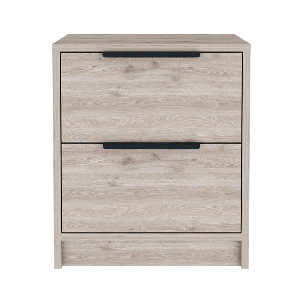 Wood One Drawer Nightstand - 19-inch