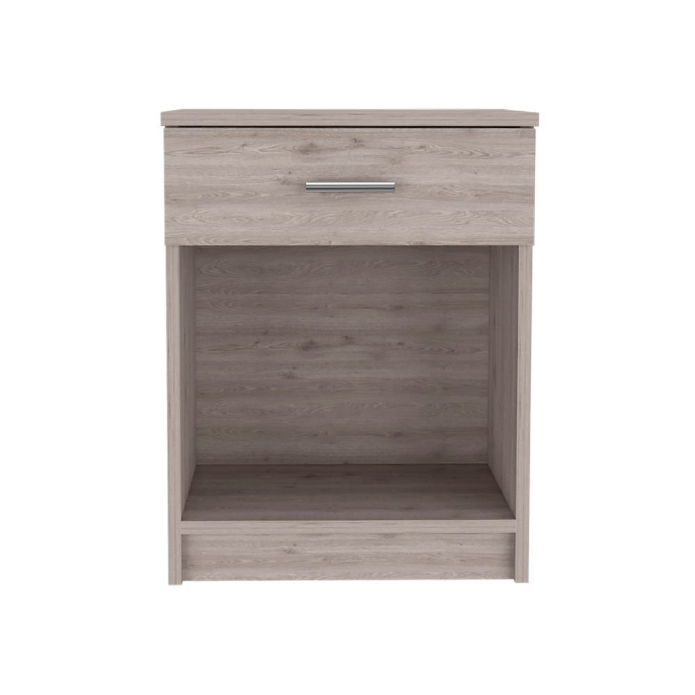 Wood One Drawer Nightstand - 22-inch