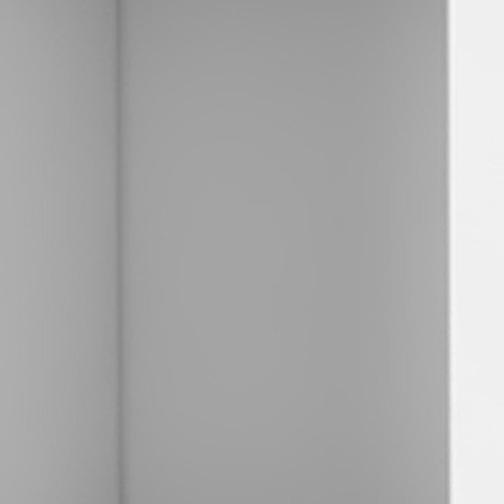 White Wood Wall Mounted Accent Cabinet with Four Doors - 59-inch