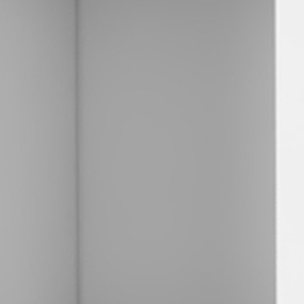 White Wood Wall Mounted Accent Cabinet with Four Doors - 59-inch