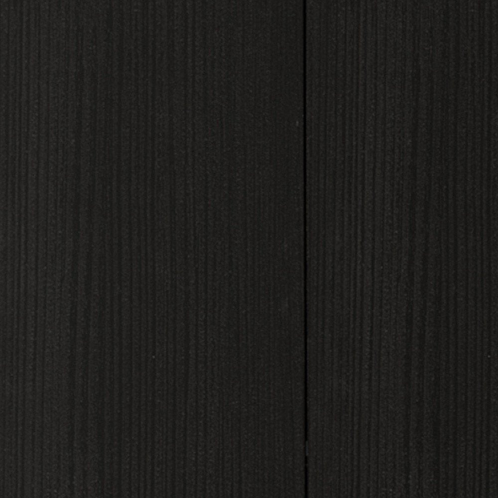 Black Wood Wall Mounted Accent Cabinet with Five Shelves - 59-inch