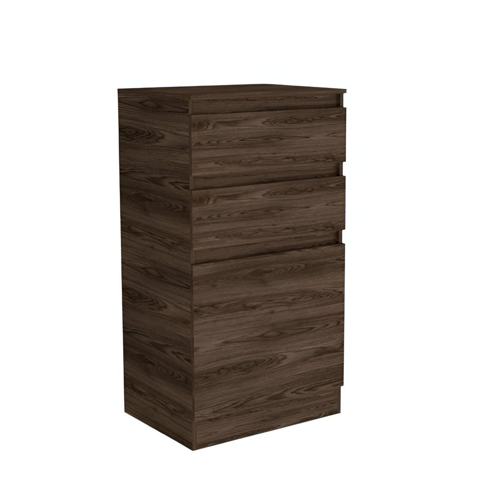 White Wood Two Drawer Dresser - 23-inch