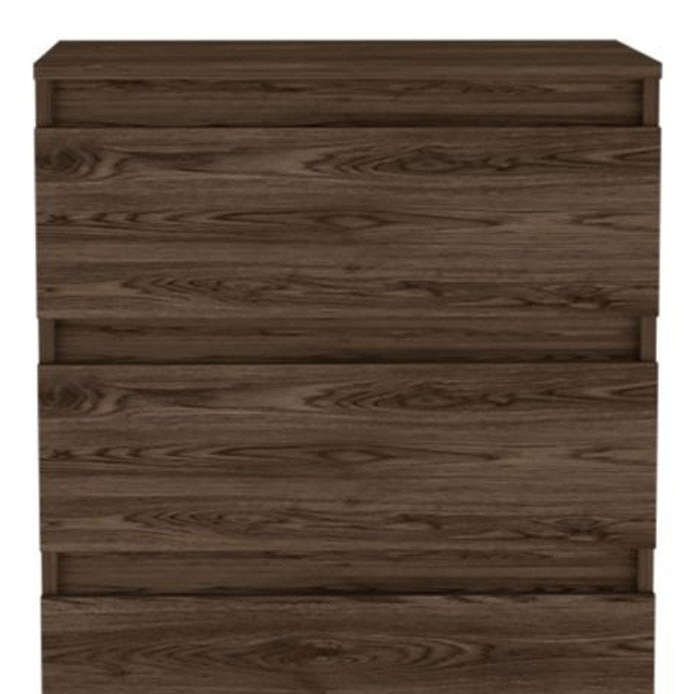 White Wood Two Drawer Dresser - 23-inch