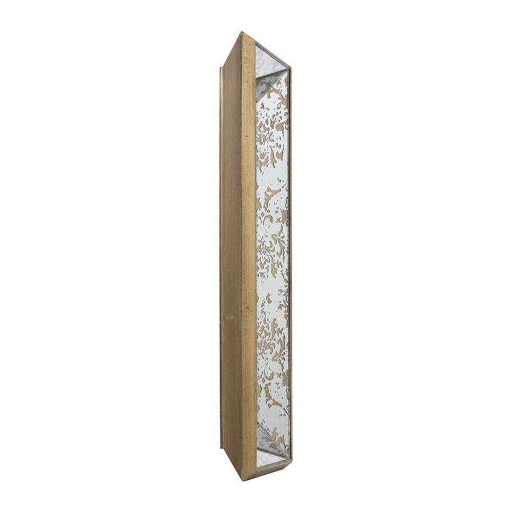 Silver Glass Framed Accent Mirror - 20-inch