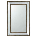 Silver Wood Framed Accent Mirror - 43-inch