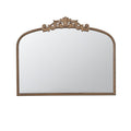 Gold Arch Iron Framed Accent Mirror - 31-inch
