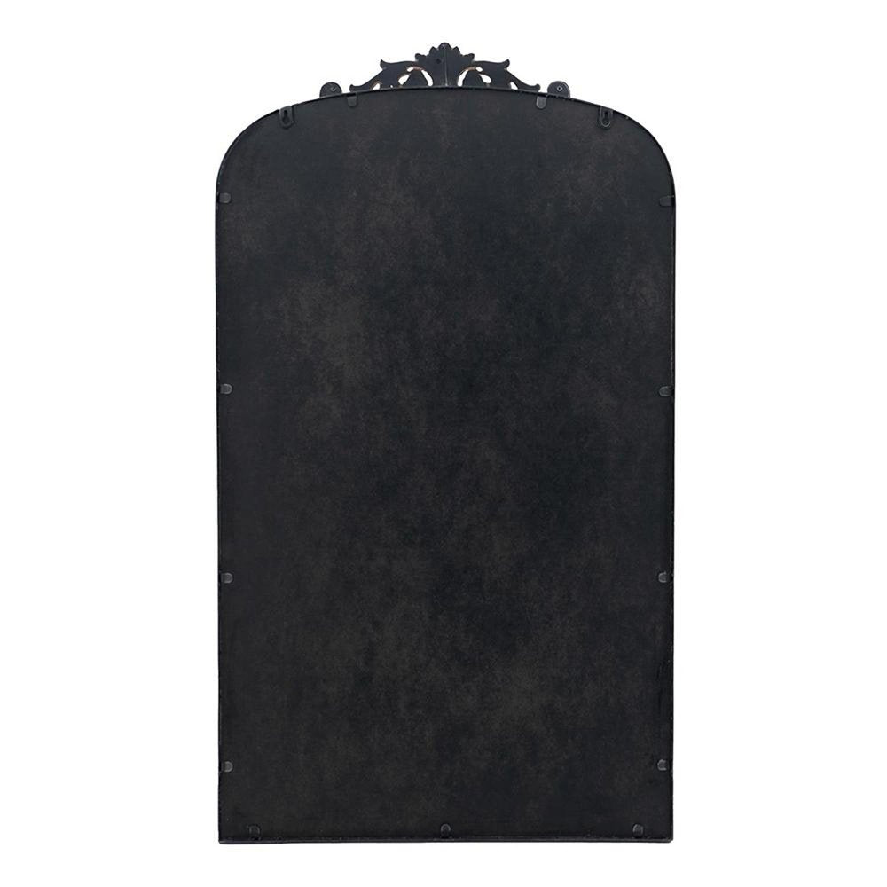 Black Arch Iron Framed Accent Mirror - 42-inch