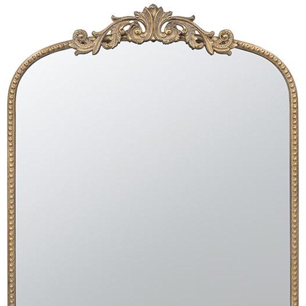 Gold Arch Iron Framed Accent Mirror - 42-inch