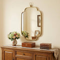 Gold Novelty Iron Framed Accent Mirror - 36-inch