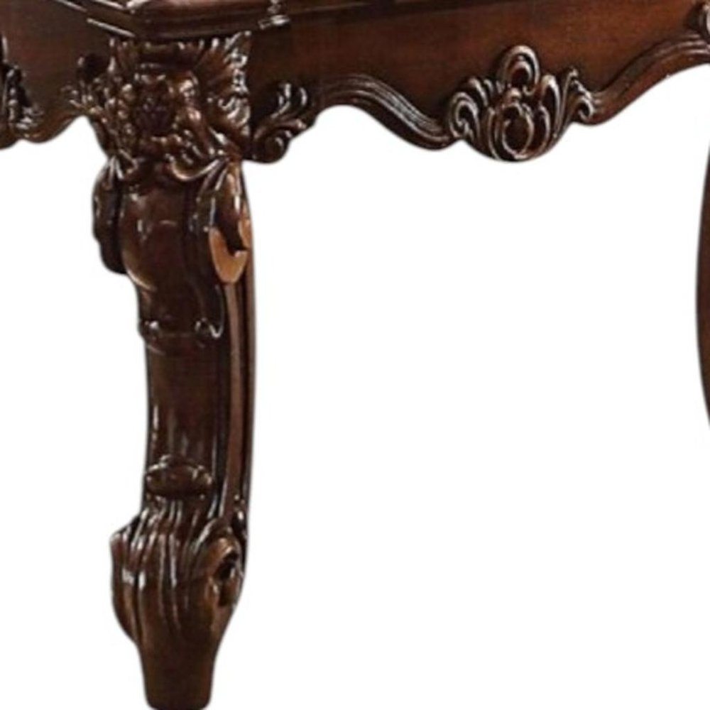Cherry Manufactured Wood Square End Table - 26-inch