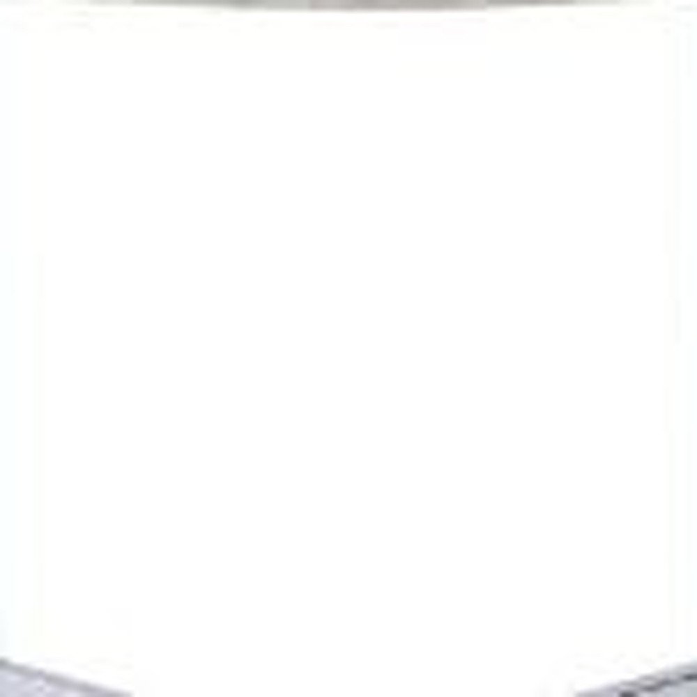 Chrome and White Oak Manufactured Wood and Metal Round End Table