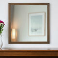 Square Wood Framed Accent Mirror - 40-inch