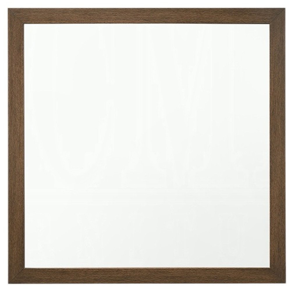Square Wood Framed Accent Mirror - 40-inch