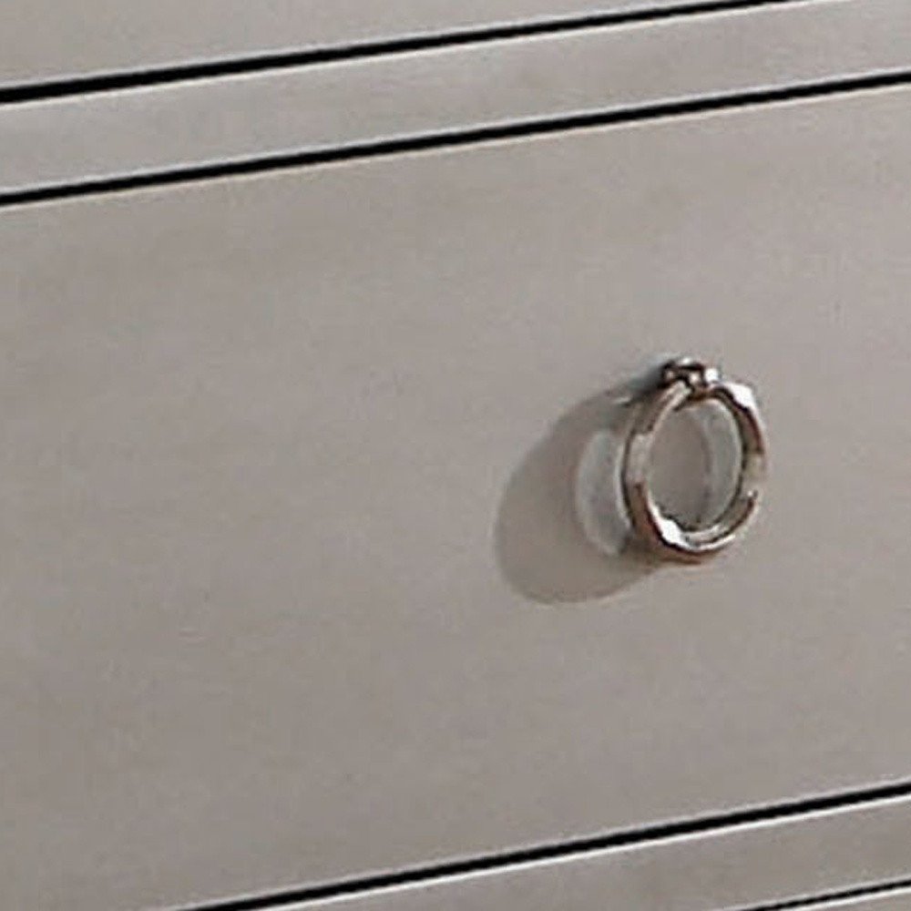 Platinum Solid and Manufactured Wood Seven Drawer Triple Dresser - 57-inch