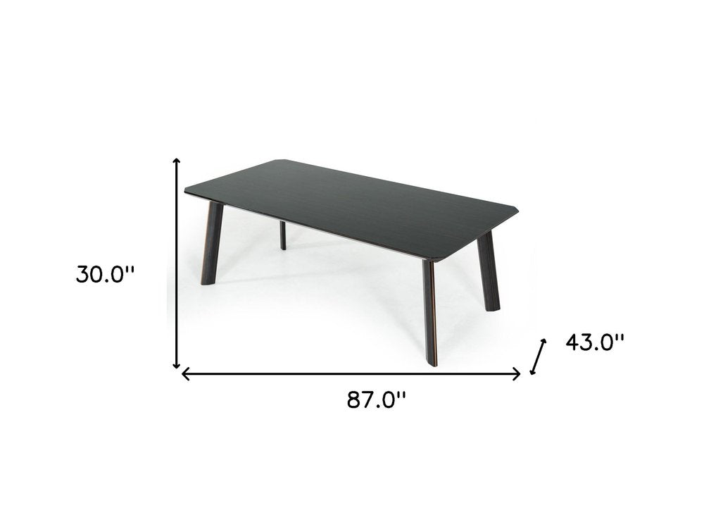 Ebony Dining Table - 87-inch