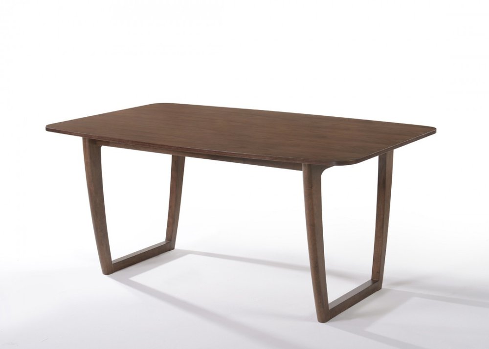 Walnut Rectangular Dining Table - 63-inch
