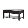 Black Wood Lift Top Coffee Table - 40-inch