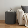 Gray Wood End Table - 9-inch