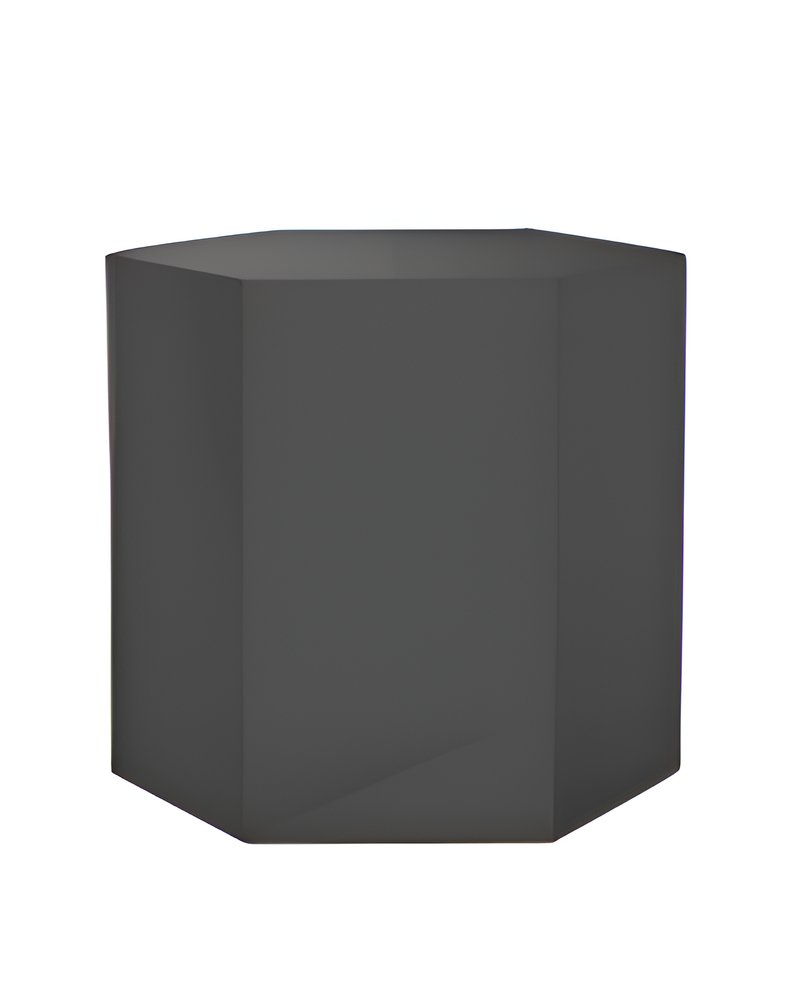Gray Wood End Table - 9-inch
