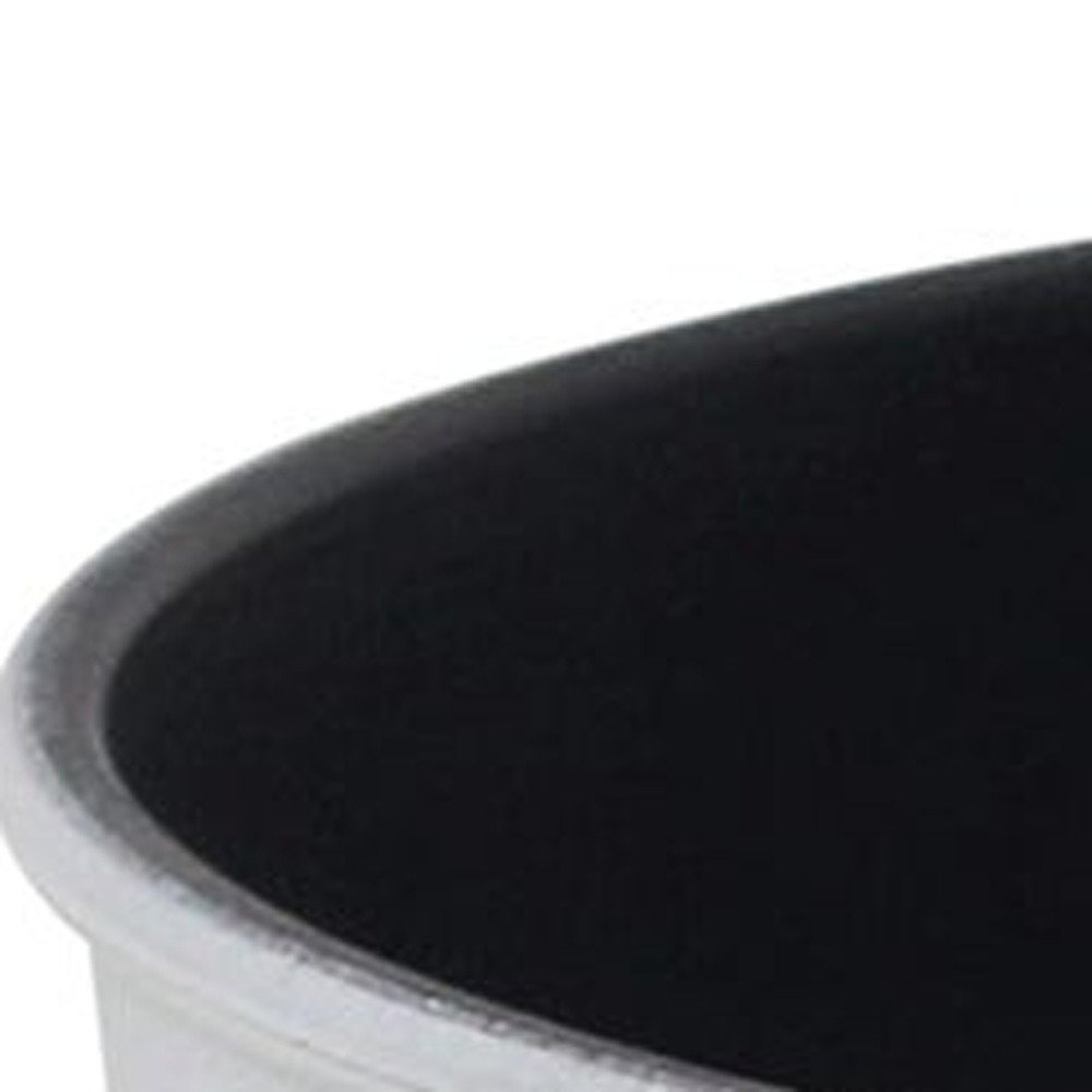 White Recycled Plastic Indoor Outdoor Round Pot Planter - 11-inch