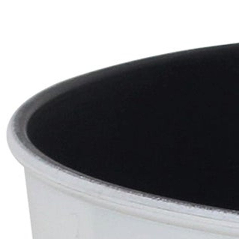 White Recycled Plastic Indoor Outdoor Round Pot Planter - 11-inch