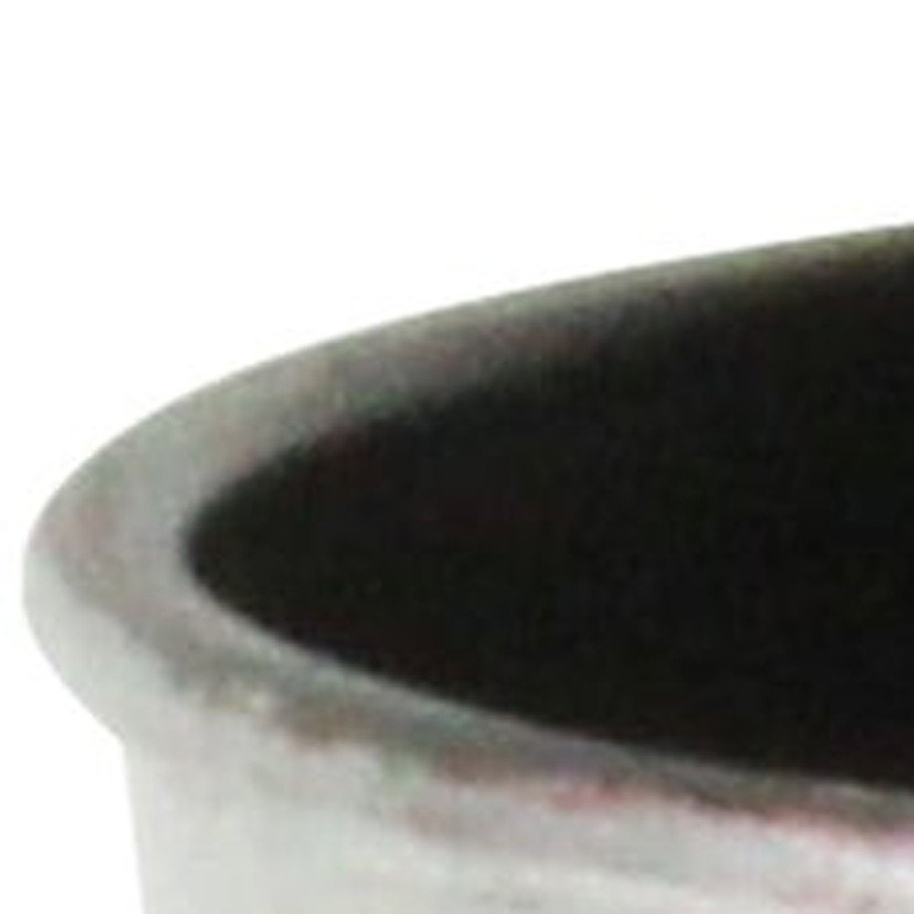 Silver Recycled Plastic Indoor Outdoor Round Pot Planter - 5-inch