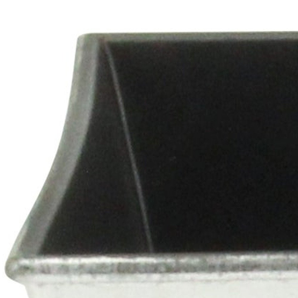 Silver Recycled Plastic Indoor Outdoor Square Pot Planter - 7-inch