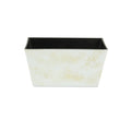Cream Recycled Plastic Indoor Outdoor Rectangular Planter Box - 8-inch