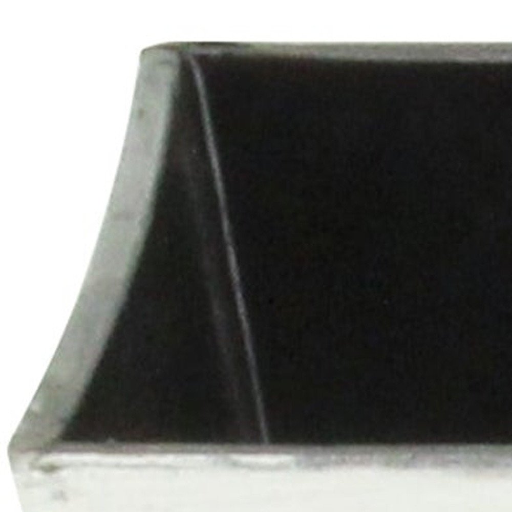 Silver Recycled Plastic Indoor Outdoor Rectangular Planter Box - 8-inch