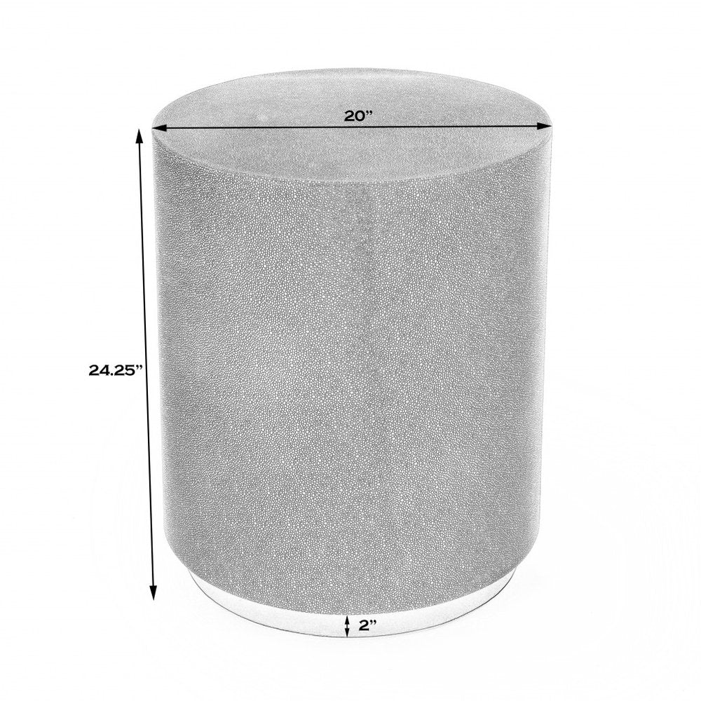 Gold Manufactured Wood Rectangular End Table - 24-inch