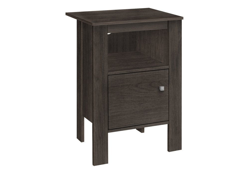 Brown Wood Nightstand - 24-inch